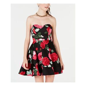 B Darlin | Dresses | Nwt B Darlin Womens Black Sleeveless Short Fit Flare  Prom Dress 314 | Poshmark